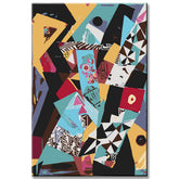 Malen nach Zahlen Abstrakte Kunst mit gemischten Medien VI