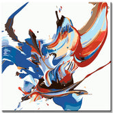 Malen nach Zahlen Abstrakte Kunst Lage der Nation I