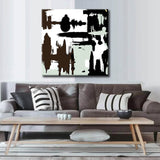 Malen nach Zahlen Abstrakt In der Natur