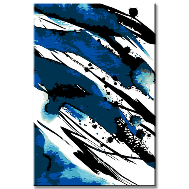 Malen nach Zahlen Abstrakt Gegenwart II