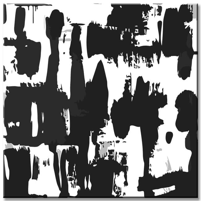 Malen nach Zahlen Abstrakt Beobachtungen