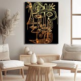 Malen nach Zahlen Abstrakt Römer