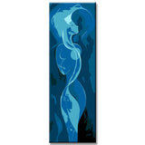 Malen nach Zahlen Abstrakt Blaue Harmonie