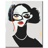 Malen nach Zahlen Abstrakt Von allenSeiten