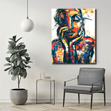 Malen nach Zahlen Abstrakt Farben des Herzes