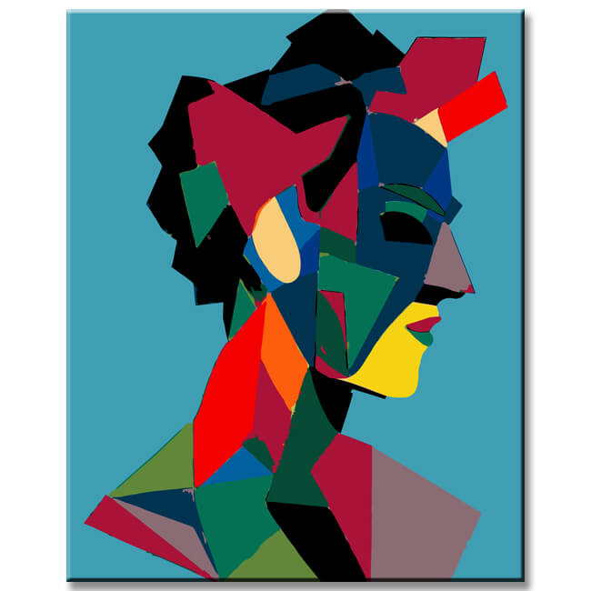 Malen nach Zahlen Moderne Kunst Phasen