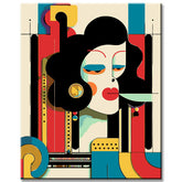 Malen nach Zahlen Abstrakt Brooks