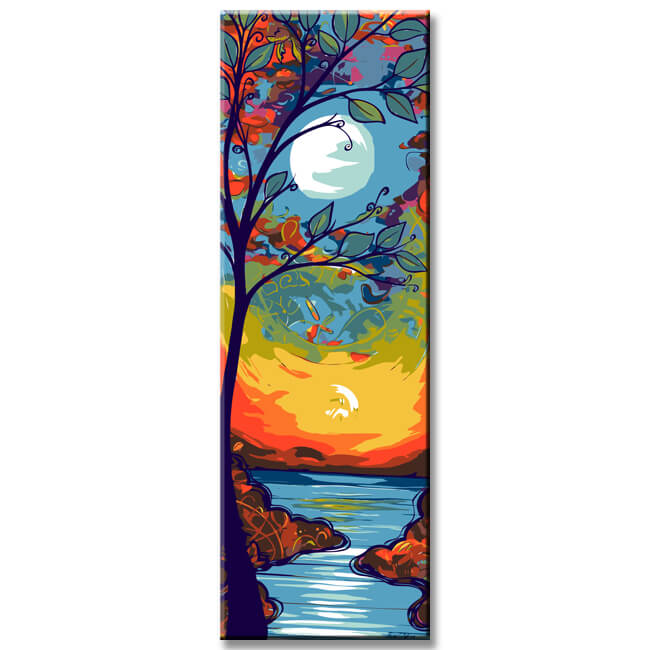 Malen nach Zahlen Das Licht des blauen Mondes