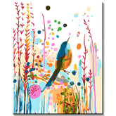 Malen nach Zahlen Vogel Kunst Abstrakt Nähe des Himmels
