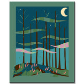 Malen nach Zahlen Einsamer Wald I