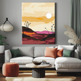 Malen nach Zahlen Braun- und Gelbtöne