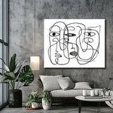 Malen nach Zahlen Abstrakt Verwirrungen