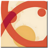 Malen nach Zahlen Moderne Kunst Orange Formen I