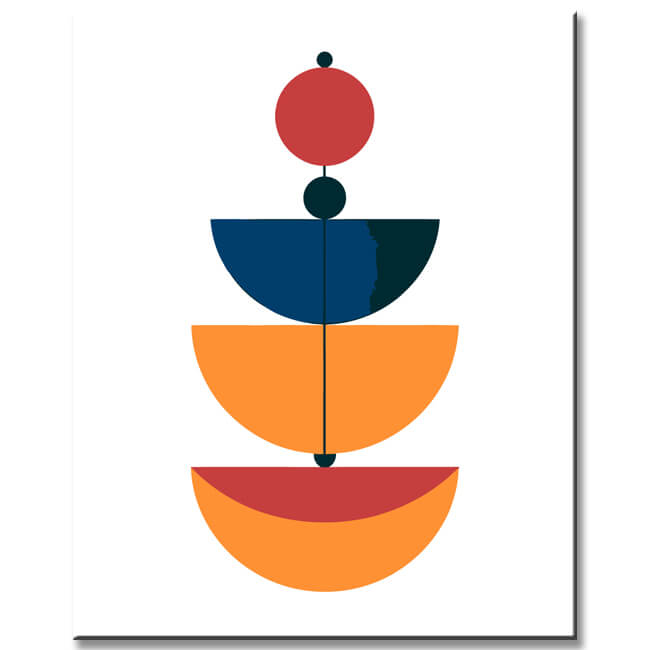 Malen nach Zahlen Moderne Abstrakte Kunst