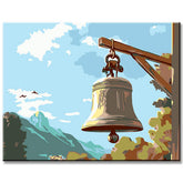 Malen nach Zahlen Kunst Kirchenglocke