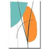 Malen nach Zahlen Kunst Minimalismus Einfache Formen I