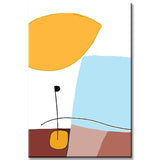 Malen nach Zahlen Kunst Minimalismus Einfache Formen III