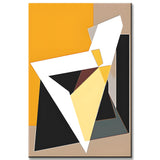 Malen nach Zahlen Kunst Minimalismus Einfache Formen Quadrat II