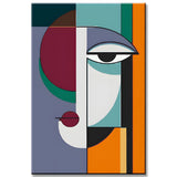 Malen nach Zahlen Kunst Geometische Abstrakte Figuren II