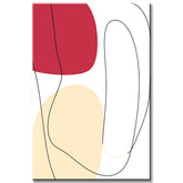 Malen nach Zahlen Kunst Minimalismus Freie Gestaltung Geometrie I