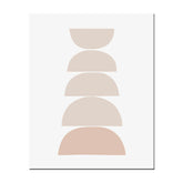 Malen nach Zahlen Kunst Minimalismus Freie Gestaltung Geometrie II