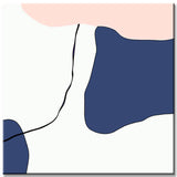 Malen nach Zahlen Kunst Minimalismus Freie Gestaltung Geometrie IV