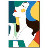 Malen nach Zahlen Kunst Abstrakte Kunst Pianist