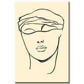 Malen nach Zahlen Kunst Abstrakte Malerei Geometrie Gesicht I