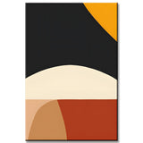 Malen nach Zahlen Kunst Abstrakte Malerei Geometrie Farbige Formen III