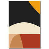 Malen nach Zahlen Kunst Abstrakte Malerei Geometrie Farbige Formen III