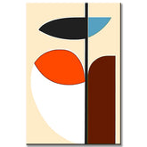 Malen nach Zahlen Kunst Abstrakte Malerei Geometrie Farbige Formen IV