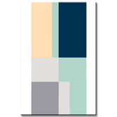 Malen nach Zahlen Kunst Abstrakte Malerei Geometrie Farbige Formen VIII