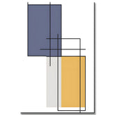 Malen nach Zahlen Kunst Abstrakte Malerei Geometrie Farbige Rechtecke II
