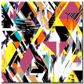 Malen nach Zahlen Abstrakte Kunst Kreativ Bunte Dreiecke