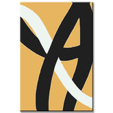 Malen nach Zahlen Minimalismus Striche Knoten