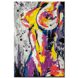 Malen nach Zahlen Kunst Akt Frau Abstrakt