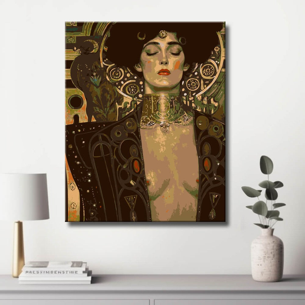 Akt Frau dekorativ Schmuck elegant DIY Kunst Deko modernes Wandbild