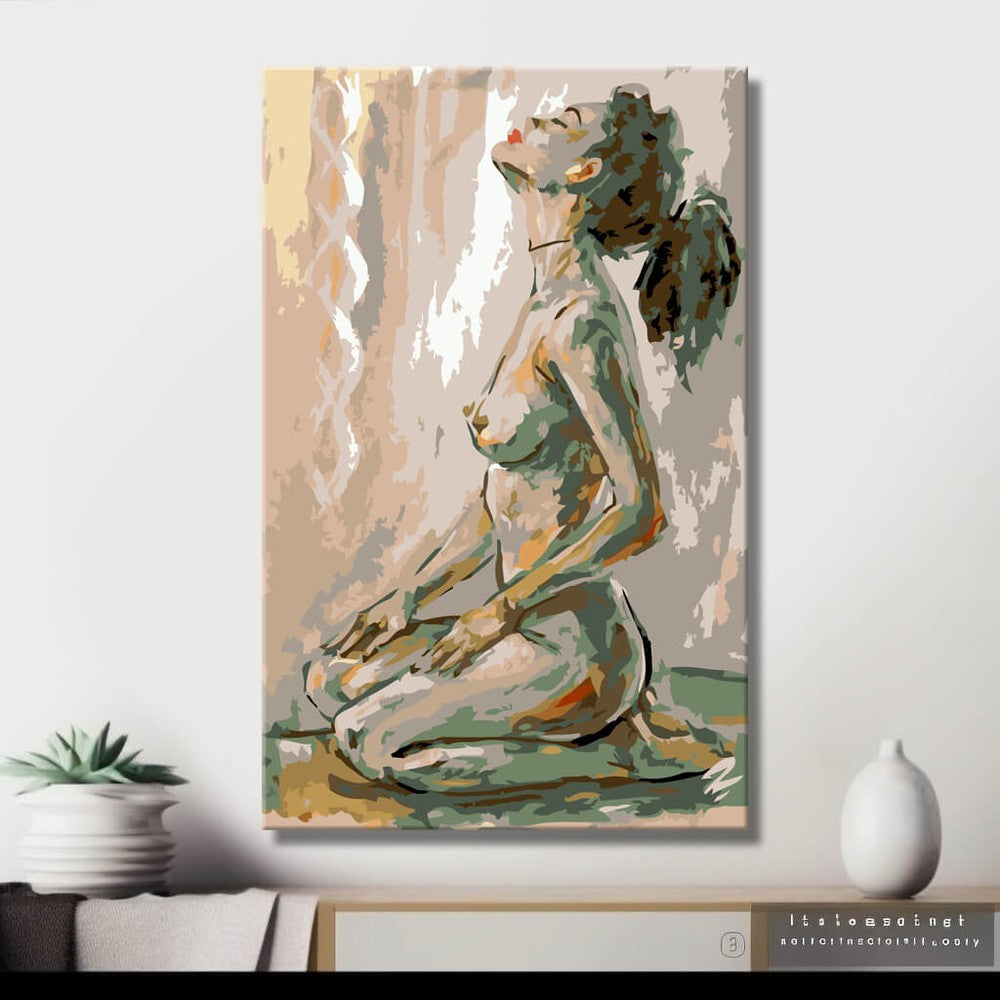 elegant und harmonisch. DIY Kunst Deko modernes Wandbild
