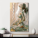 elegant und harmonisch. DIY Kunst Deko modernes Wandbild