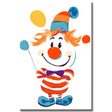 Malen nach Zahlen für Kinder Kleiner bunter Clown