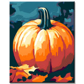 Malen nach Zahlen Kürbiszeit
