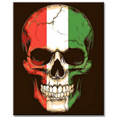 Malen nach Zahlen Totenkopf - Italien