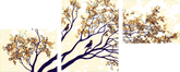 Malen nach Zahlen Baum und ßste Illustration Natur