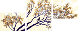 Malen nach Zahlen Baum und ßste Illustration Natur