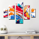 Malen nach Zahlen Kunst Buntes Bild 5-teilig