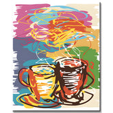 Malen nach Zahlen Freie Kunst Kaffeetassen