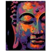 Malen nach Zahlen Kunst Lifestyle Buddha-Gesicht II