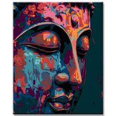Malen nach Zahlen Kunst Lifestyle Buddha-Gesicht III