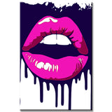 Malen nach Zahlen Bezaubernde rote Lippen