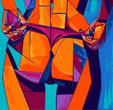 Malen nach Zahlen Frau Po Tattoo